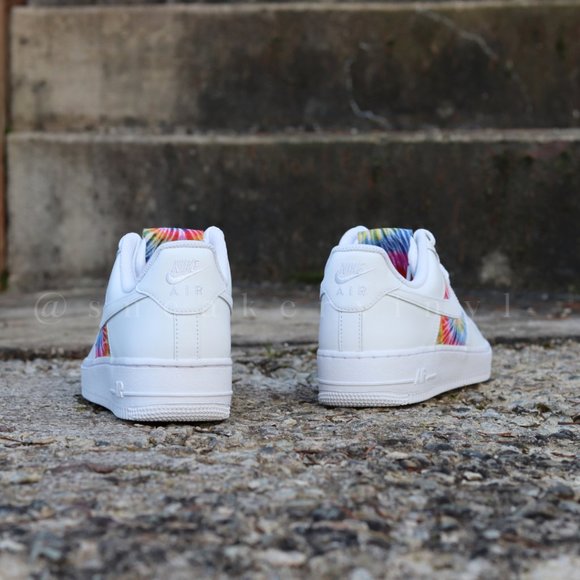 Nike Air Force 1 Low Tie Dye Custom NWT - Picture 5 of 10
